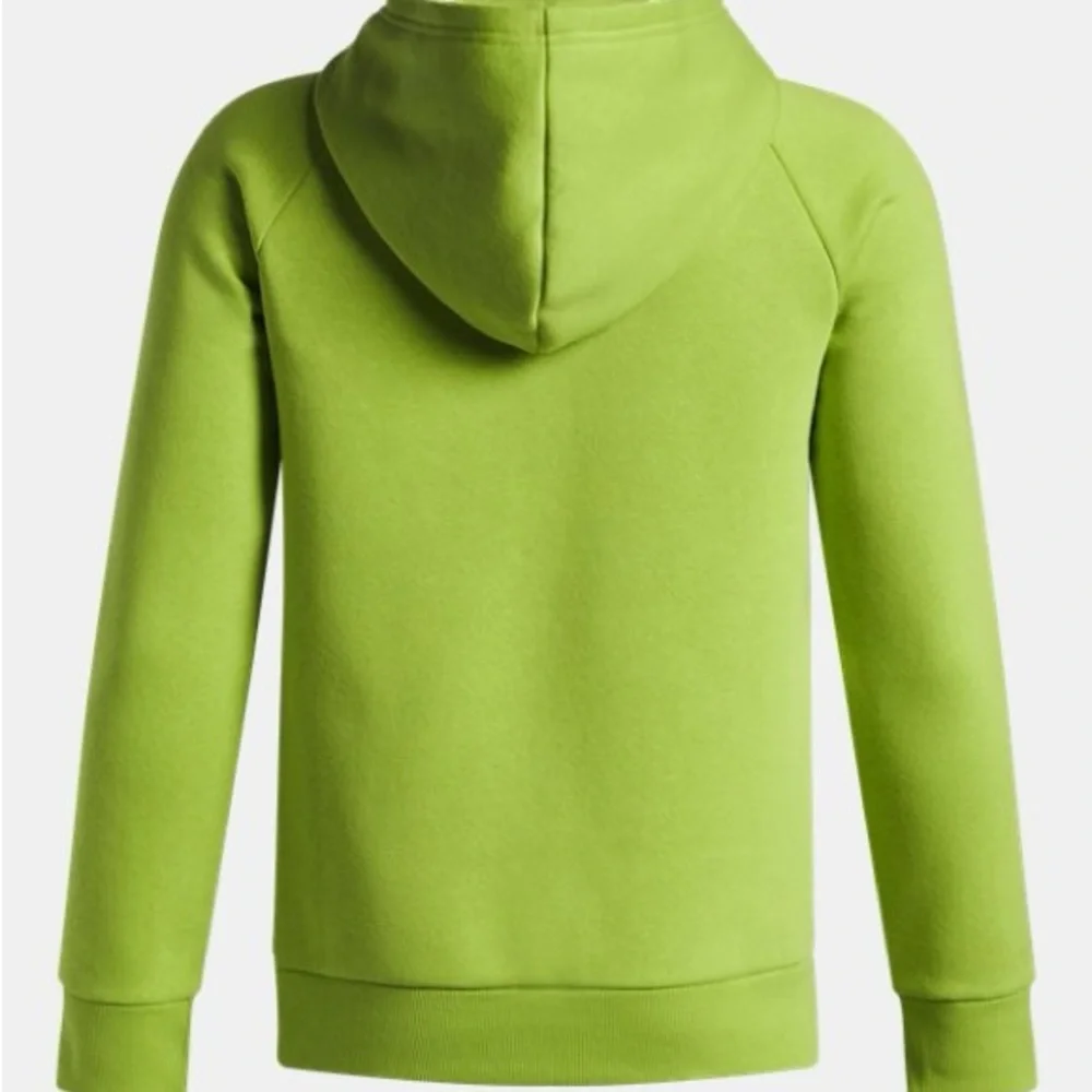 NWT Under Armour Kids Lime Green Hoodie with Blue Logo